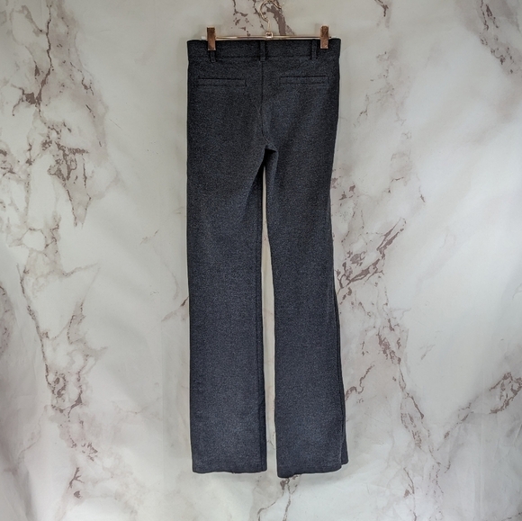 Betabrand Pant Womens XS X 30 Gray Mid Rise Straight Leg Heathered Reg - Picture 5 of 12